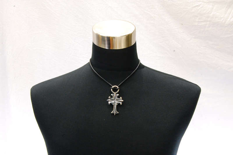 2inc Limited Plain Cross Pendant[P-97] / lethrter Necklace (44cm)