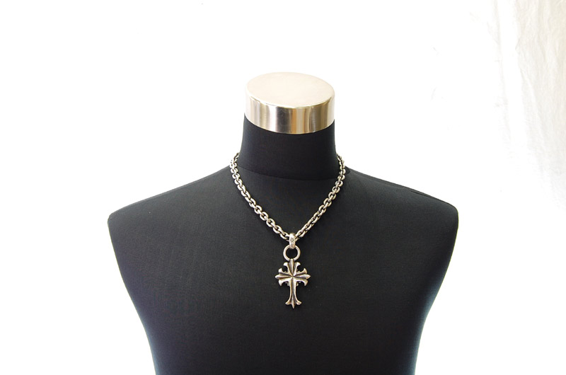 2inc Limited Plain Cross With H.W.O Pendant[P-94] / Hand Craft Chain Necklace[N-98] (50cm)