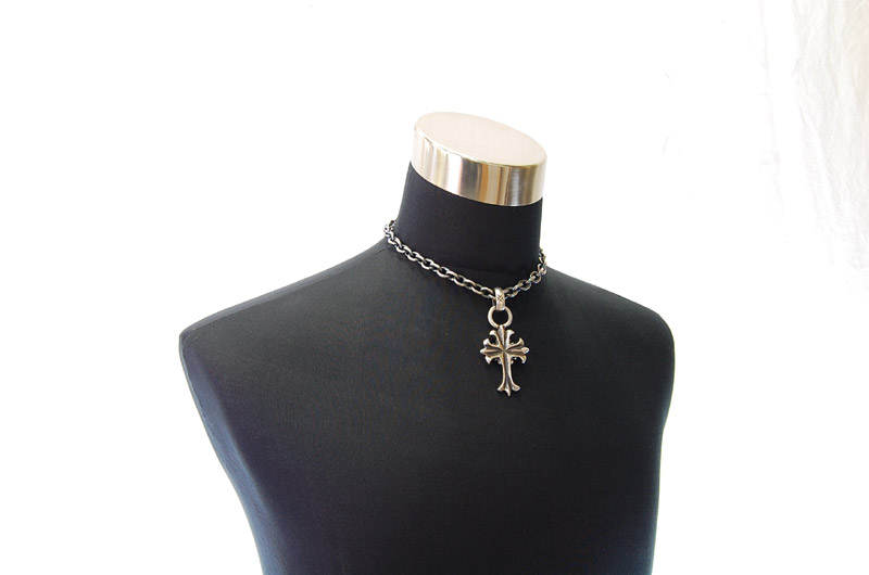 2inc Limited Plain Cross With H.W.O Pendant[P-94] / Three-fifth Chain Necklace[N-72] (43cm)