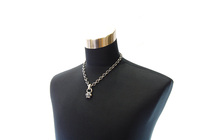 Crown Tip With H.W.O Pendant[P-92] / Three-fifth Chain Necklace[N-72] (50cm)