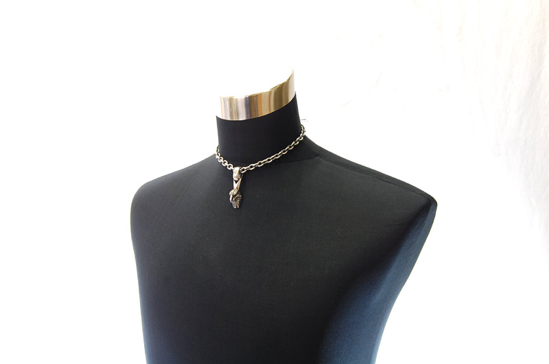 Eagle Pendant[P-84] / Half Chain Necklace[N-65] (43cm)
