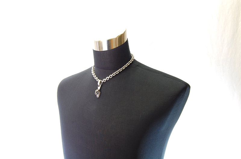 Eagle Pendant[P-84] / Hand Craft Chain Necklace[N-98] (45cm)