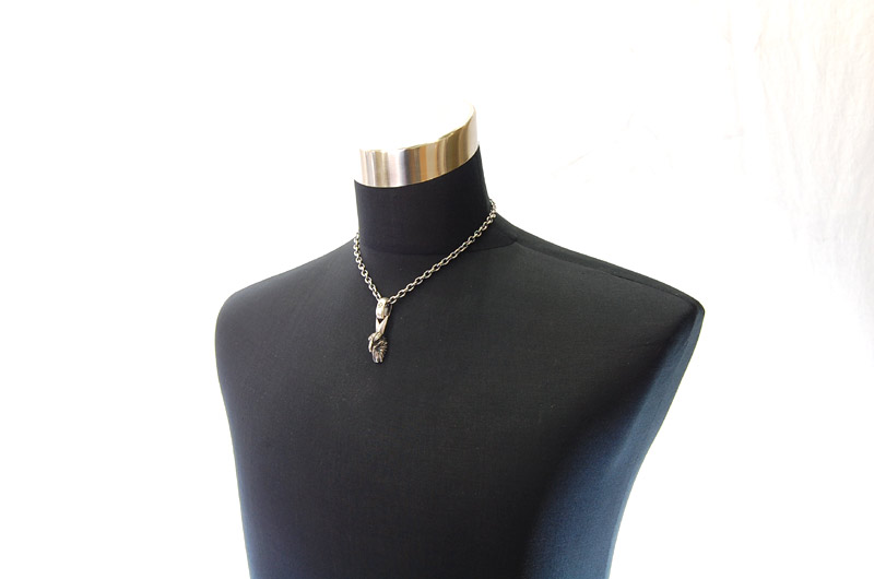 Eagle Pendant[P-84] / Quarter Chain Necklace[N-66] (45cm)