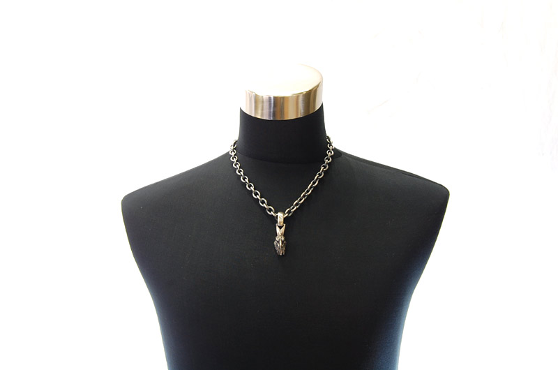 Eagle Pendant[P-84] / Three-fifth Chain Necklace[N-72] (50cm)