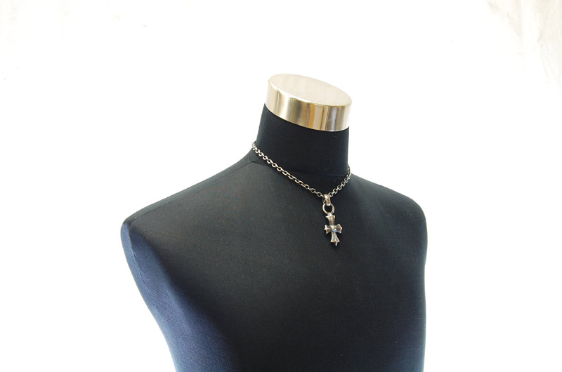 Gothic Cross Pendant[P-109]  /  Quarter Chain Necklace[N-66] (43cm)