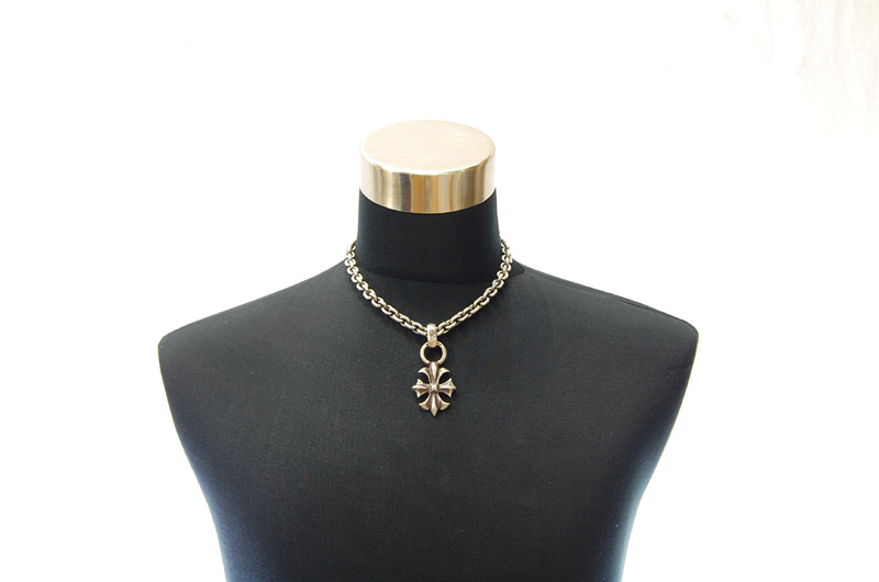Gothic Cross With H.W.O Pendant[P-112] / Hand Craft Chain Necklace[N-98] (45cm)