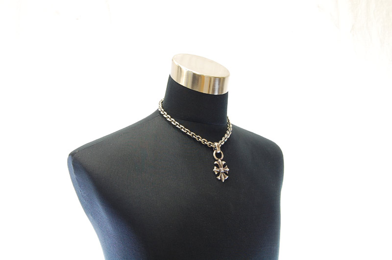 Gothic Cross With H.W.O Pendant[P-112] / Hand Craft Chain Necklace[N-98] (45cm)