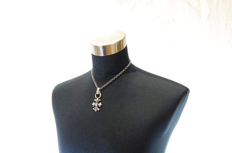 Gothic Cross With H.W.O Pendant[P-112] / Quarter Chain Necklace[N-66] (45cm)