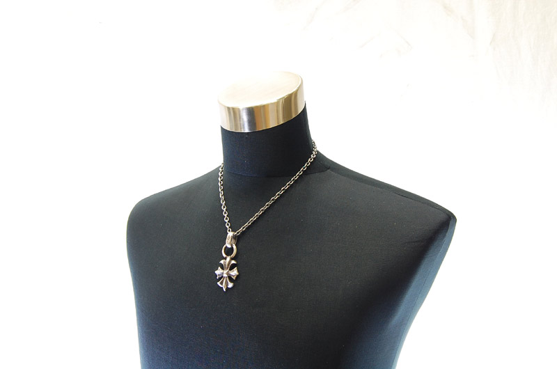 Gothic Cross With H.W.O Pendant[P-112] / Quarter Chain Necklace[N-66] (50cm)