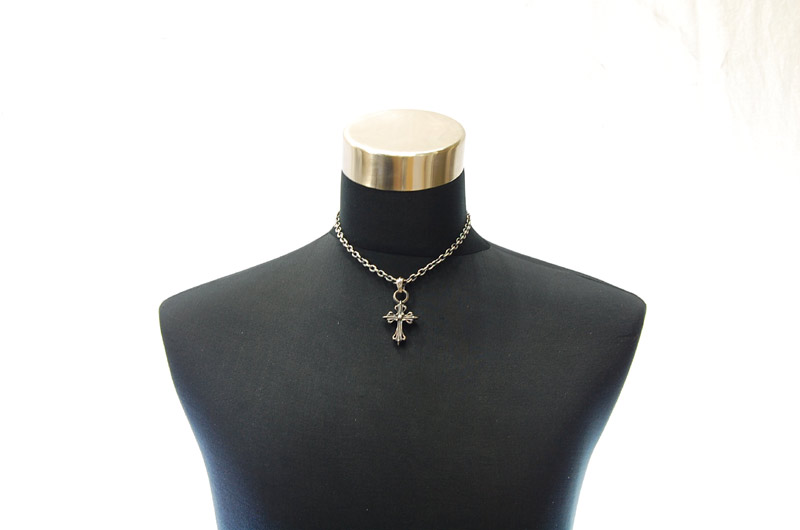 Half Early Cross Pendant[P-85]   /  Quarter Chain Necklace[N-66] (43cm)