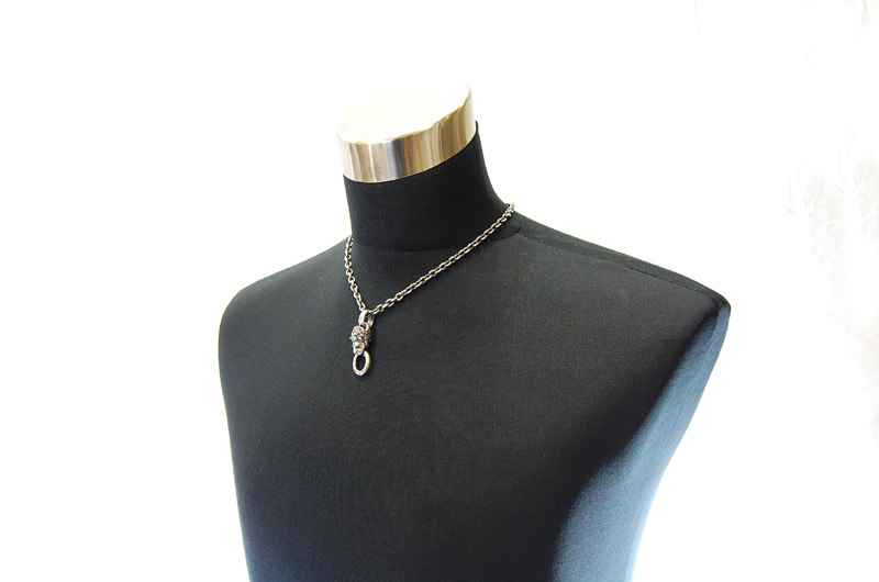 Half Lion Pendant[P-02] / Quarter Chain Necklace[N-66] (50cm)