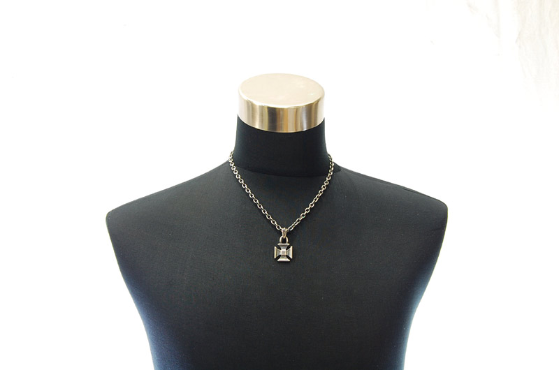 Iron Cross Pendant[P-115]   /  Quarter Chain Necklace[N-66] (50cm)