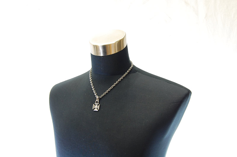 Iron Cross Pendant[P-115]   /  Quarter Chain Necklace[N-66] (50cm)