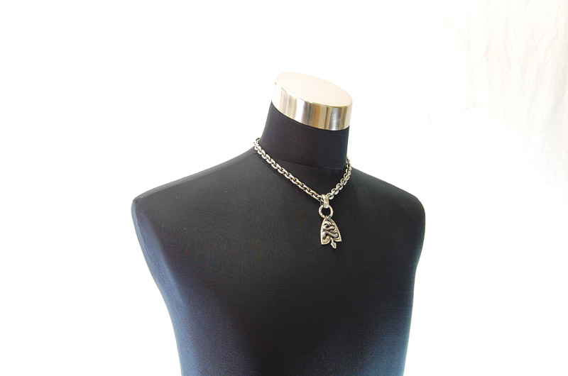 Large Snake Belt Tip With H.W.O Pendant[P-128] / Hand Craft Chain Necklace[N-98] (45cm)