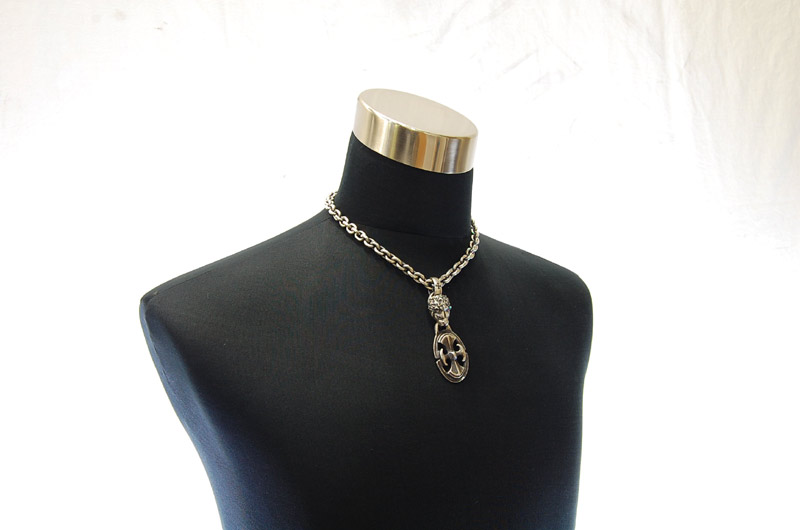 Lion & Battle Ax Pendant[P-151] / Hand Craft Chain Necklace[N-98] (45cm)