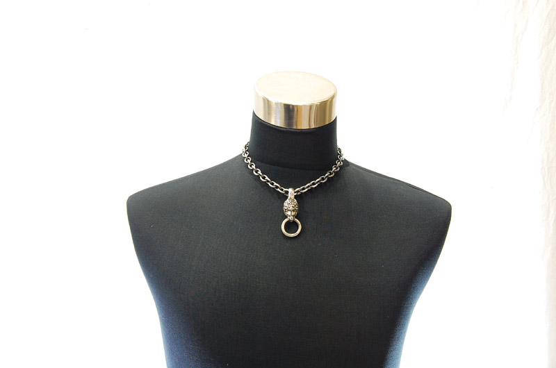 Lion Pendant[P-01] / Three-fifths Chain Necklace[N-72] (45cm)