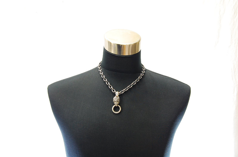 Lion Pendant[P-01] / Three-fifths Chain Necklace[N-72] (50cm)