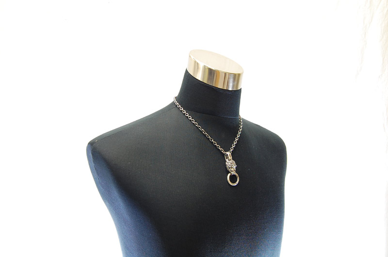 Lion Pendant[P-01] / Quarter Chain Necklace[N-66] (50cm)