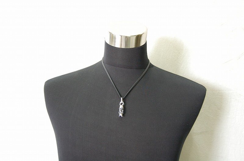  Macarroni Pendant[P-157] / Leather Necklace (50cm)