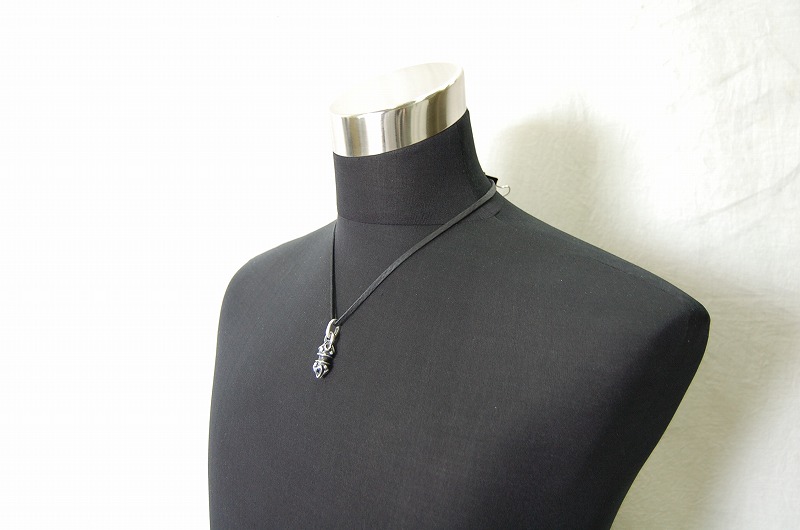 Double Roller Pendant[P-185] / Leather Necklace (50cm)