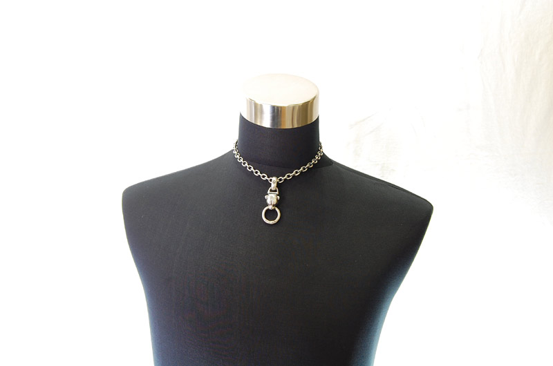 Panther Pendant[P-10] / Half Chain Necklace[N-65] (43cm)
