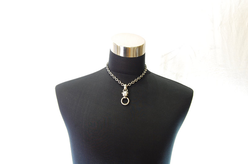 Panther Pendant[P-10] / Half Chain Necklace[N-65] (45cm)