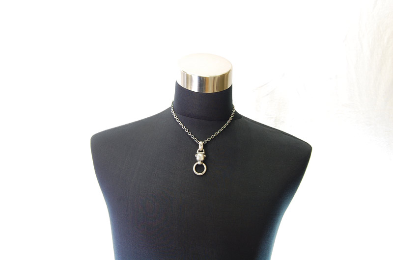 Panther Pendant[P-10] / Quarter Chain Necklace[N-66] (45cm)