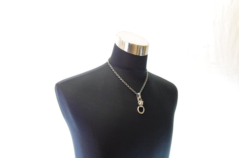 Panther Pendant[P-10] / Quarter Chain Necklace[N-66] (50cm)