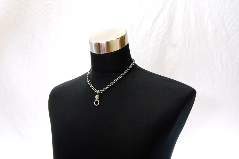 Quarter Lion Pendant[P-03] / Quarter Chain Necklace[N-66] (45cm)