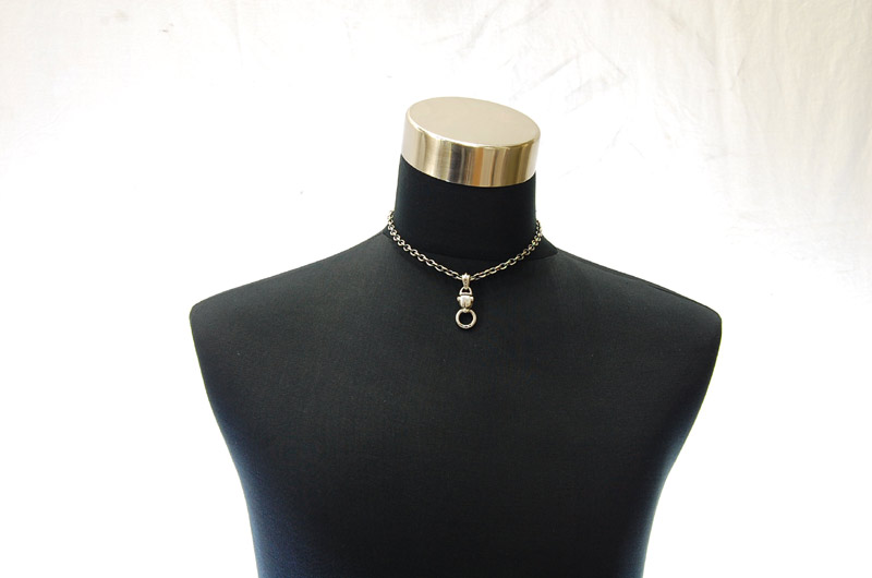 Quarter Panther Pendant[P-12] / Quarter Chain Necklace[N-66] (43cm)