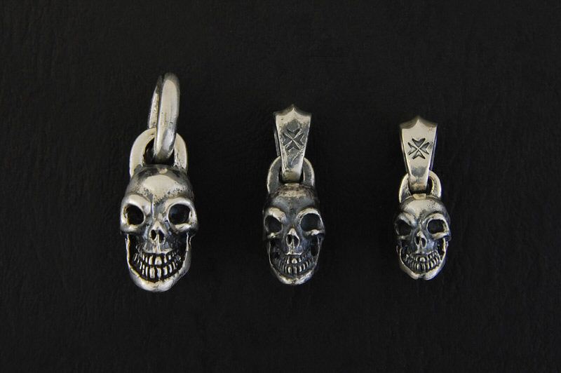 Single Skull Pendant / Half Single Skull Pendant / Quarter Single Skull Pendant