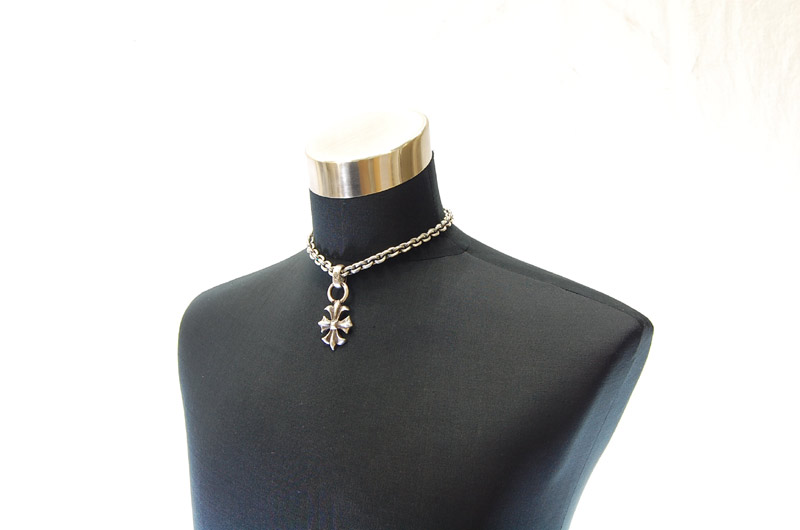 Gothic Cross With H.W.O Pendant[P-112] / Hand Craft Chain Necklace[N-98] (43cm)