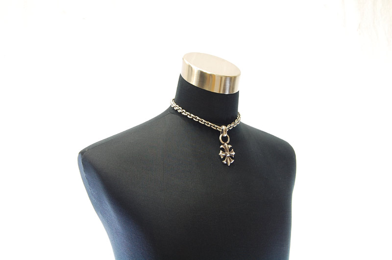 Gothic Cross With H.W.O Pendant[P-112] / Hand Craft Chain Necklace[N-98] (43cm)