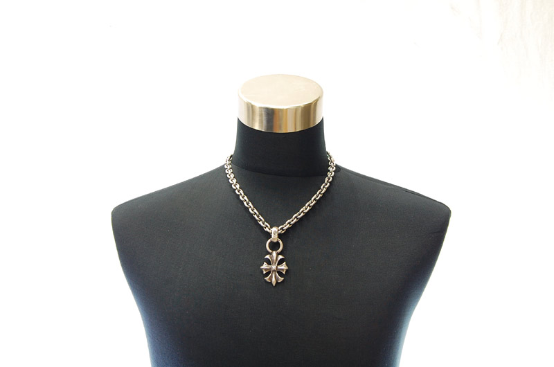 Gothic Cross With H.W.O Pendant[P-112] / Hand Craft Chain Necklace[N-98] (50cm)