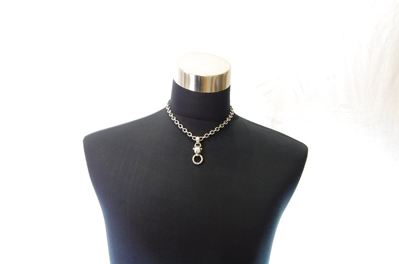 Half Panther Pendant[P-11] / Half Chain Necklace[N-65] (45cm)