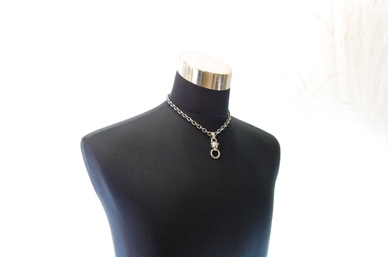 Half Panther Pendant[P-11] / Half Chain Necklace[N-65] (45cm)