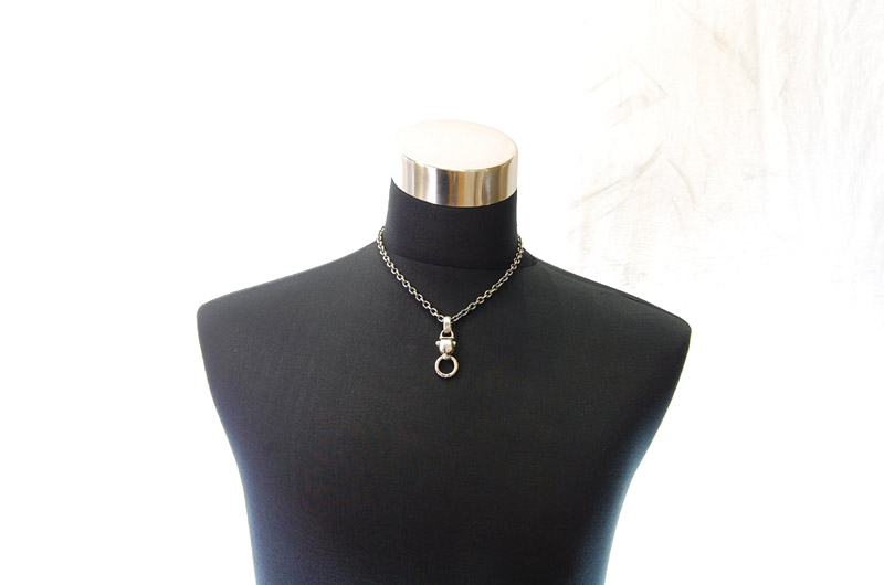 Half Panther Pendant[P-11] / Quarter Chain Necklace[N-66] (45cm)