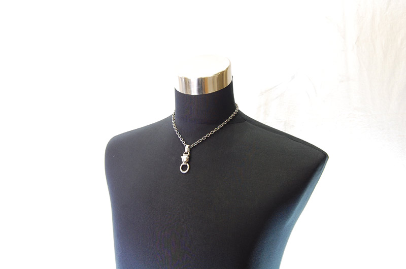 Half Panther Pendant[P-11] / Quarter Chain Necklace[N-66] (45cm)