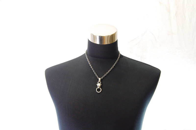 Half Panther Pendant[P-11] / Quarter Chain Necklace[N-66] (50cm)