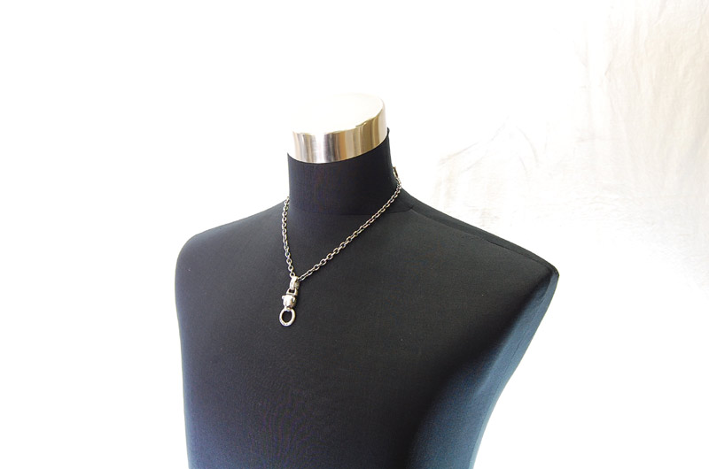 Half Panther Pendant[P-11] / Quarter Chain Necklace[N-66] (50cm)