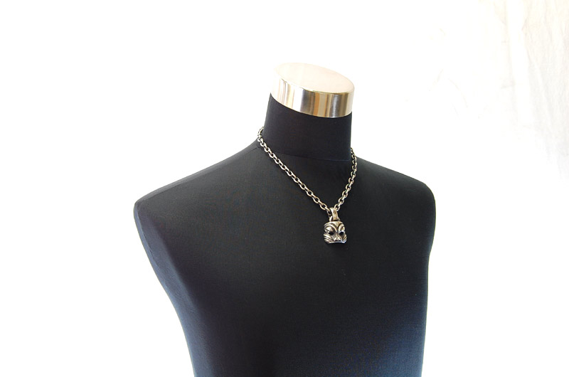 Mask Pendant (Maltese Cross Stamp)[P-45] / Half Chain Necklace[N-65] (50cm)