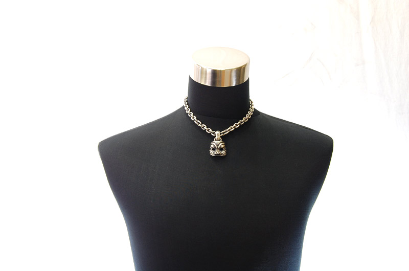 Mask Pendant (Maltese Cross Stamp)[P-45] / Hand Craft Chain Necklace[N-98] (43cm)