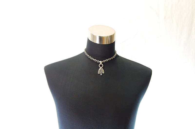 Medium Snake Belt Tip With H.W.O Pendant[P-127] / Half Chain Necklace[N-65] (43cm)