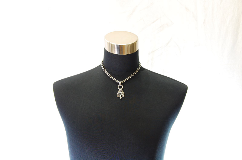 Medium Snake Belt Tip With H.W.O Pendant[P-127] / Half Chain Necklace[N-65] (45cm)