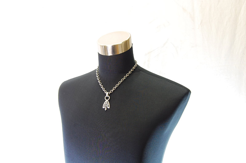 Medium Snake Belt Tip With H.W.O Pendant[P-127] / Half Chain Necklace[N-65] (50cm)