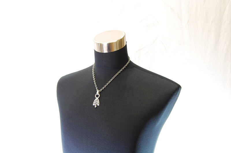 Medium Snake Belt Tip With H.W.O Pendant[P-127] / Quarter Chain Necklace[N-66] (50cm)