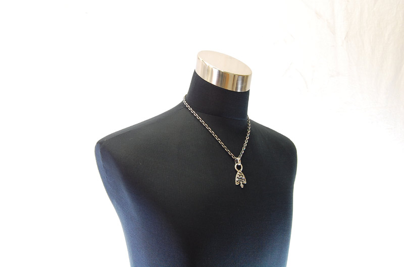 Medium Snake Belt Tip With H.W.O Pendant[P-127] / Quarter Chain Necklace[N-66] (50cm)