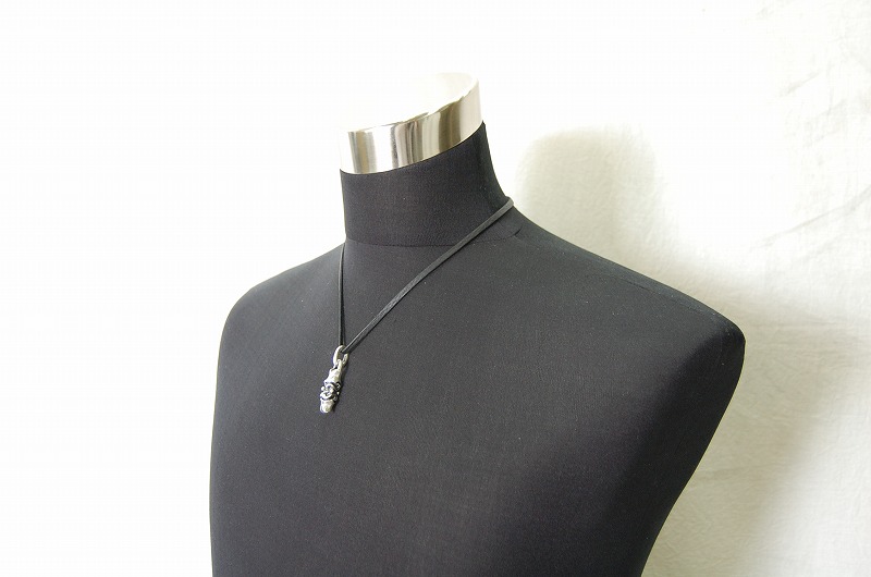  Macarroni Pendant[P-157] / Leather Necklace (50cm)