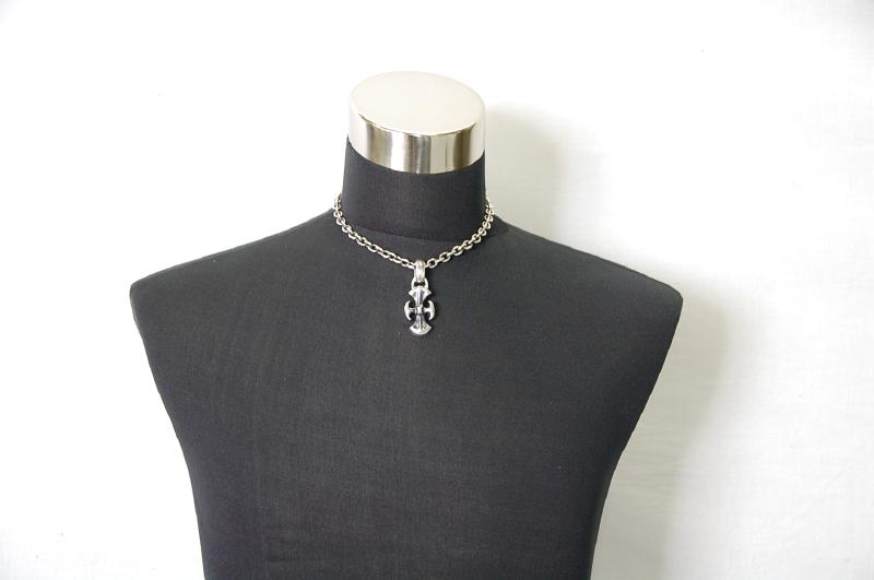 Battle Ax Pendant [P-191] / Half Chain Necklace[N-65] (43cm)