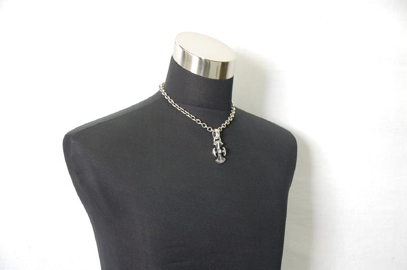 Battle Ax Pendant [P-191] / Half Chain Necklace[N-65] (45cm)